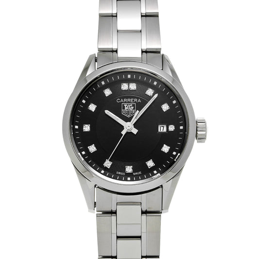 CARRERA Quartz WV1410.BA0793 Black/Diamond TAG HEUER Ladies [Pre-Owned].