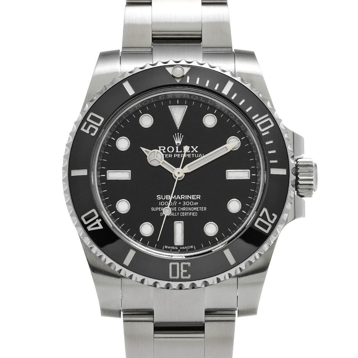 Submariner 114060 Random Serial Black ROLEX Men's [Pre-Owned].