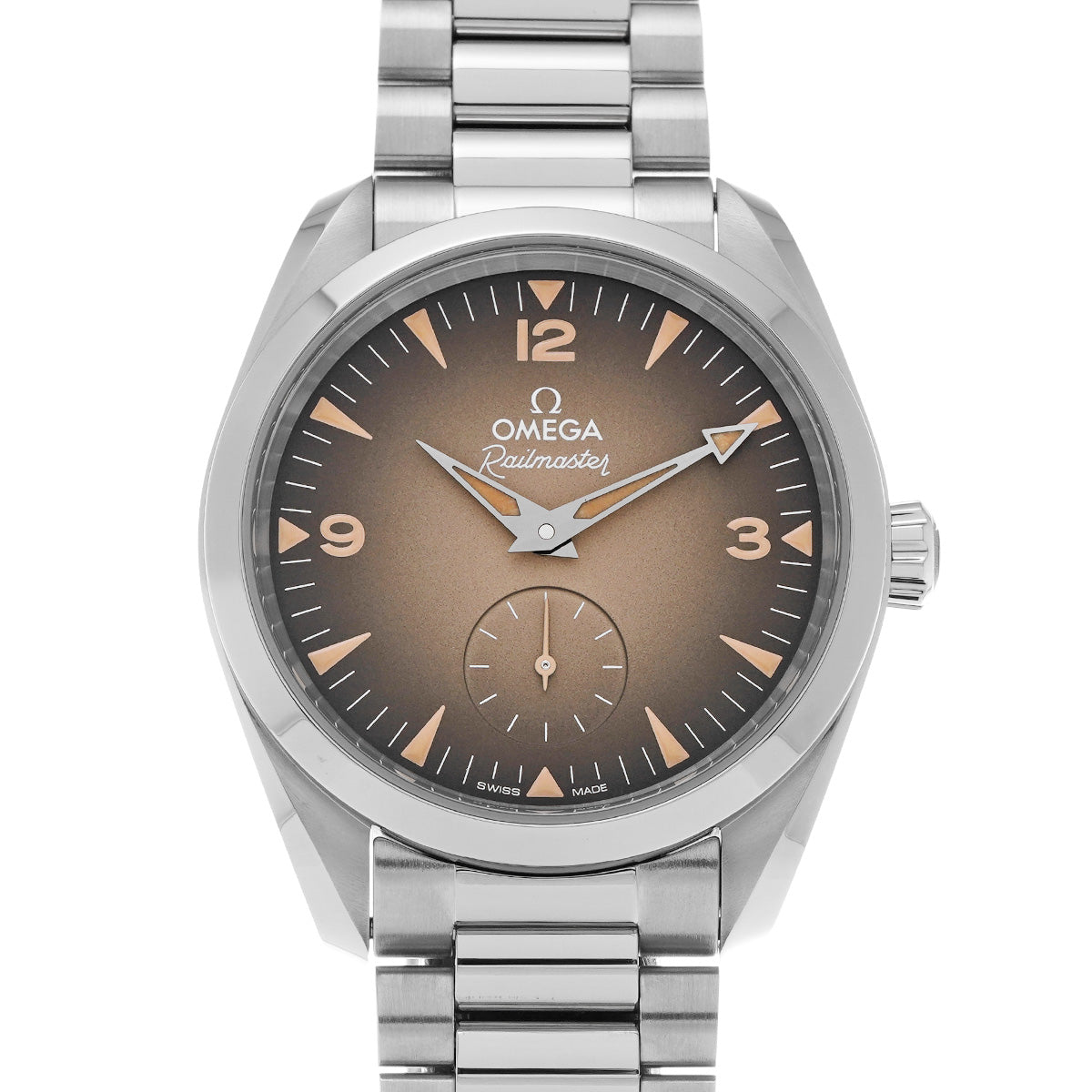 Seamaster Railmaster Co-Axial Master Chronometer 235.10.38.20.13.001 Brown OMEGA Men's [New]