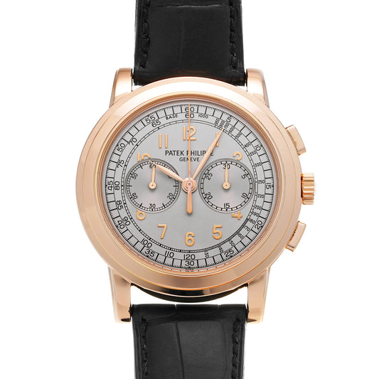 Complicated Chronograph 5070R-001 Silver PATEK PHILIPPE Men's [Pre-Owned].