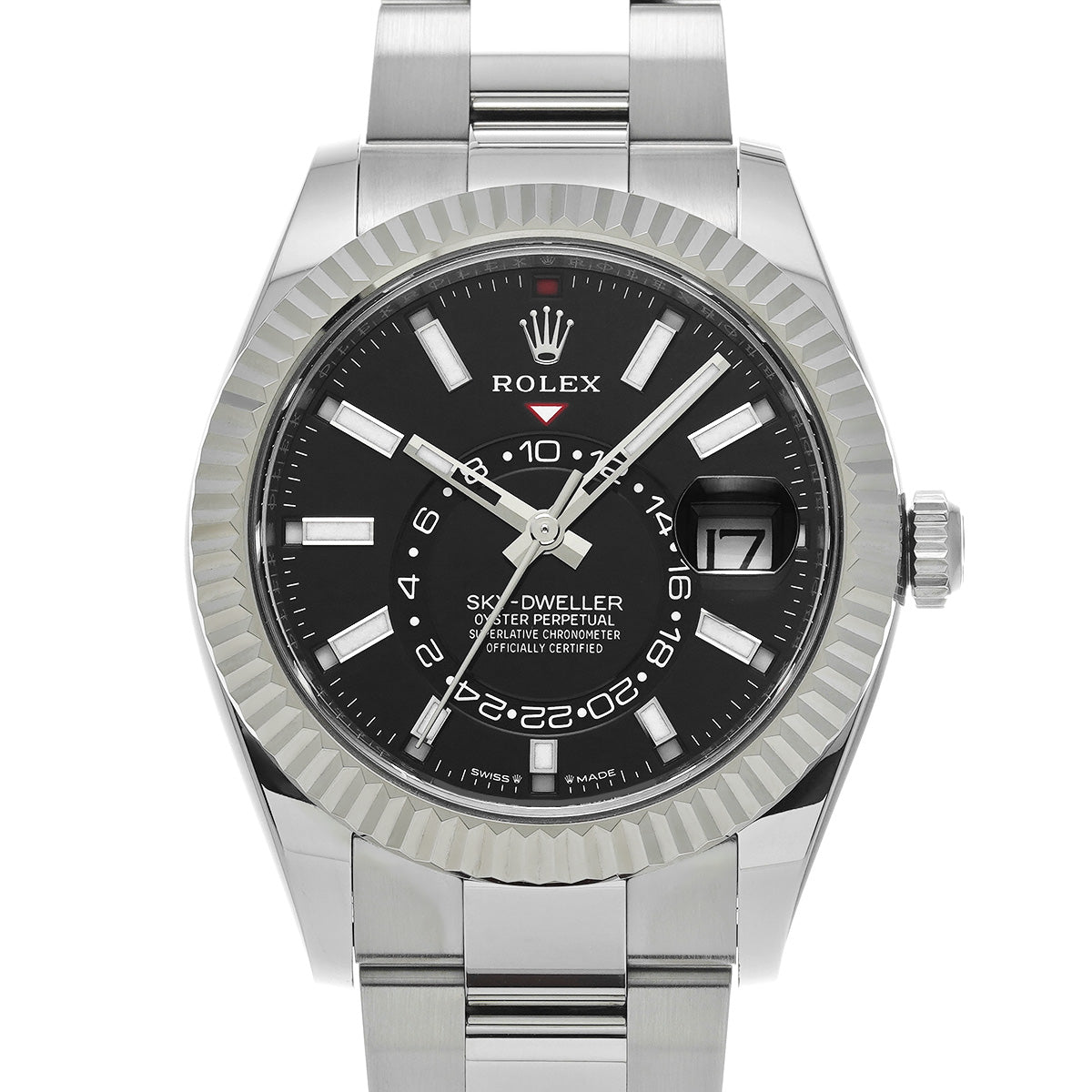 SKYDWELLER 336934 Random Serial Black ROLEX Men's [Pre-Owned].