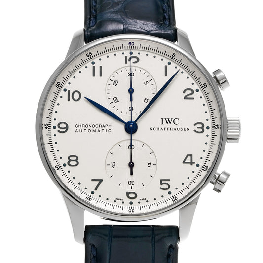 IW371417 Portuguese Chronograph Silver IWC Men's [Pre-Owned].