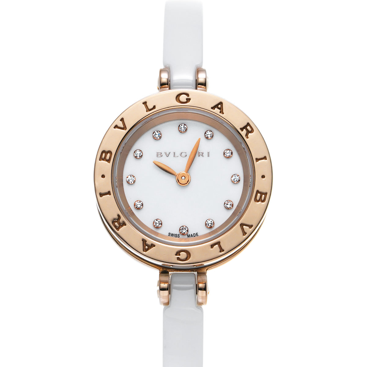 BZP23SG White/Diamond BVLGARI Ladies [Pre-Owned].