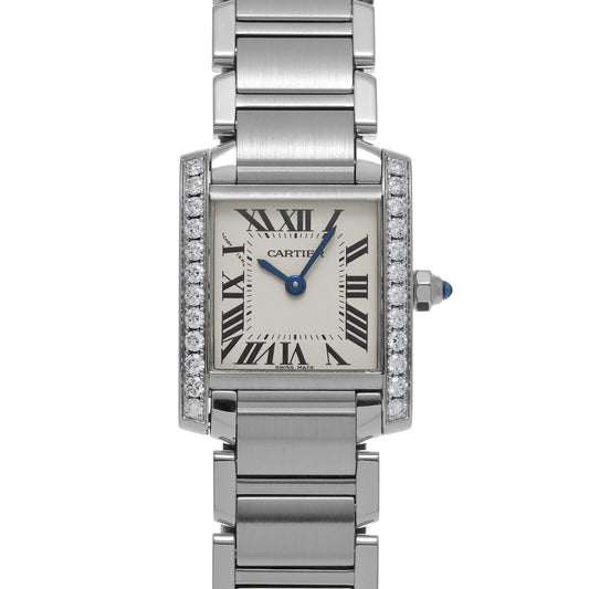 Tank Francaise SM W4TA0008 Silver CARTIER Ladies [Pre-owned]