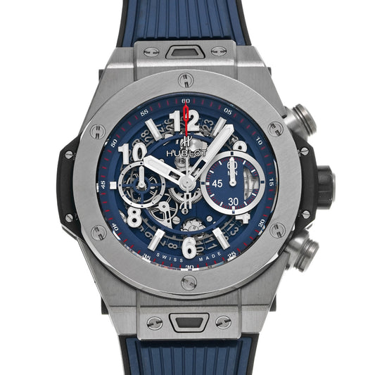 Big Bang Unico Titanium Blue 411.NX.5179.RX Blue HUBLOT Men's [Pre-Owned]
