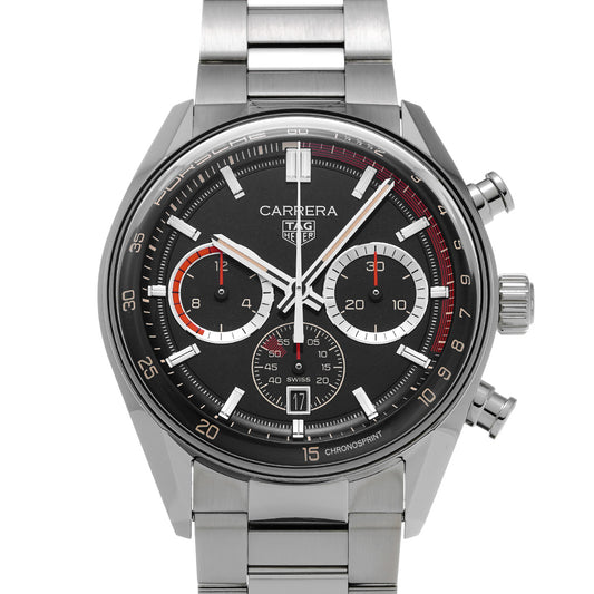 CARRERA Calibre TH20-08 Chronosprint x Porsche Rallye, limited to 911 pieces worldwide CBS2015.EB0381 Black TAG HEUER Men's [Pre-Owned].