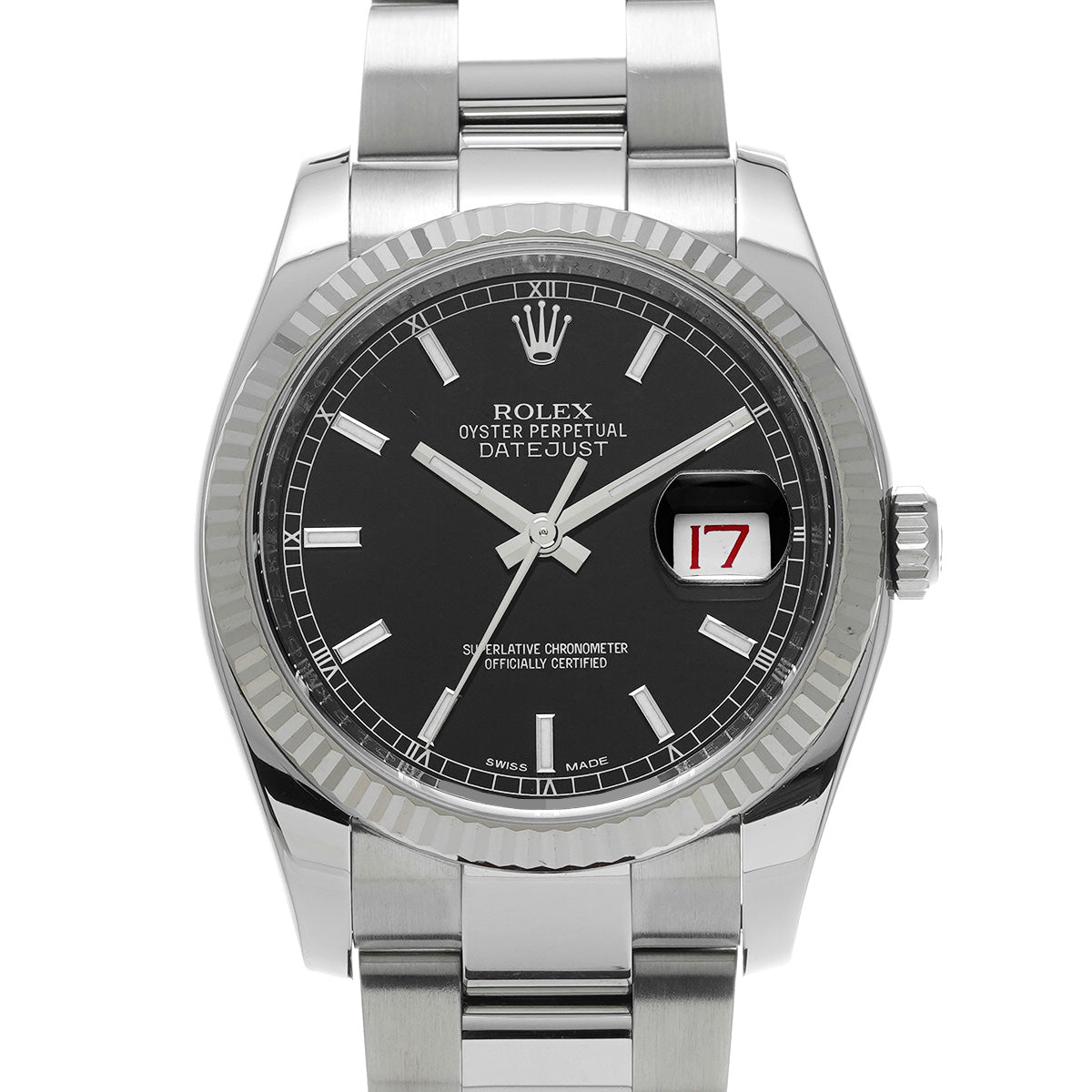 DATE JUST 116234 Random Serial Black ROLEX Men's [Pre-owned].