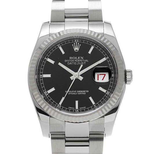 DATE JUST 116234 Random Serial Black ROLEX Men's [Pre-owned].