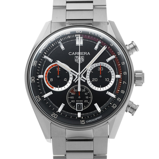 CARRERA Calibre TH20-08 Chronosprint x Porsche Rallye, Limited Edition of 911 pieces CBS2015.EB0381 Black TAG HEUER Men's [Pre-Owned].