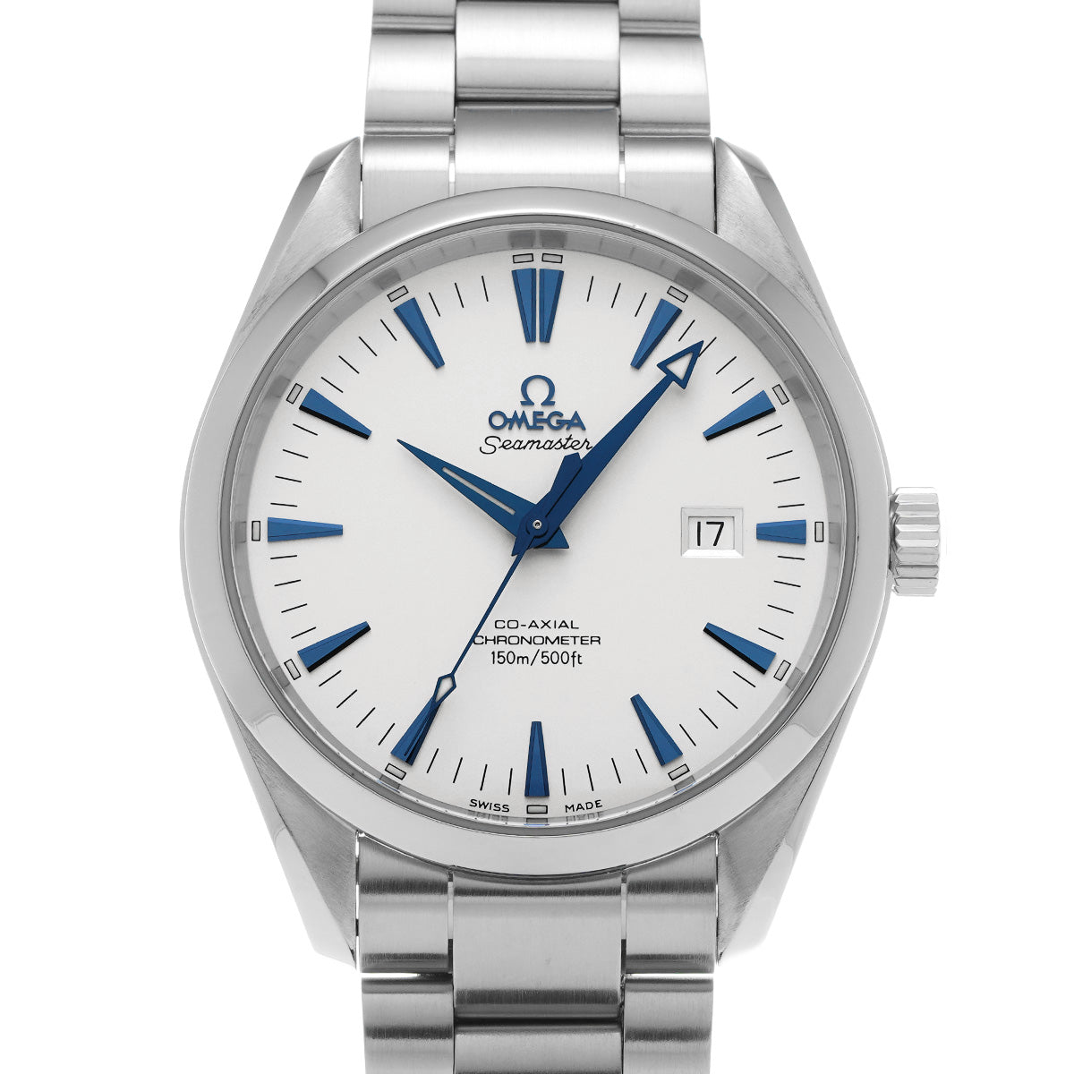Seamaster Aqua Terra Co-Axial L Size 2502.33 White OMEGA Men's [Pre-Owned].