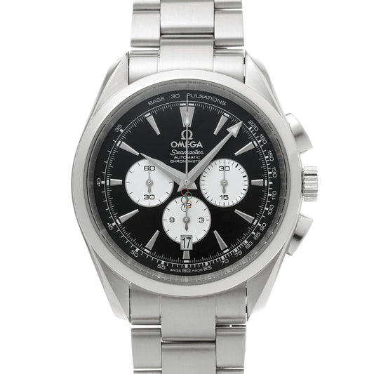 Seamaster Aqua Terra Chronograph 2008 Beijing Olympics 221.10.42.40.01.001 Black/Silver OMEGA Mens [Pre-owned]