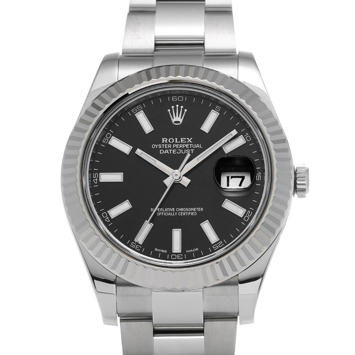 Datejust II 116334 Random Serial Black ROLEX Men's [Pre-owned].