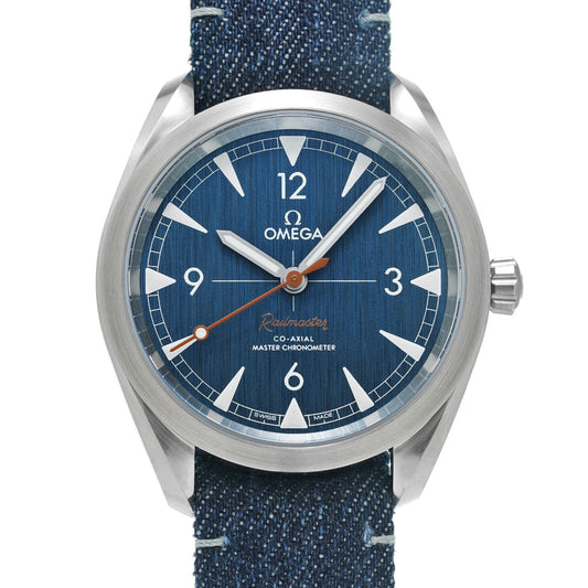 Seamaster Railmaster Co-Axial Master Chronometer 220.12.40.20.03.001 Blue OMEGA Men's [Pre-Owned].