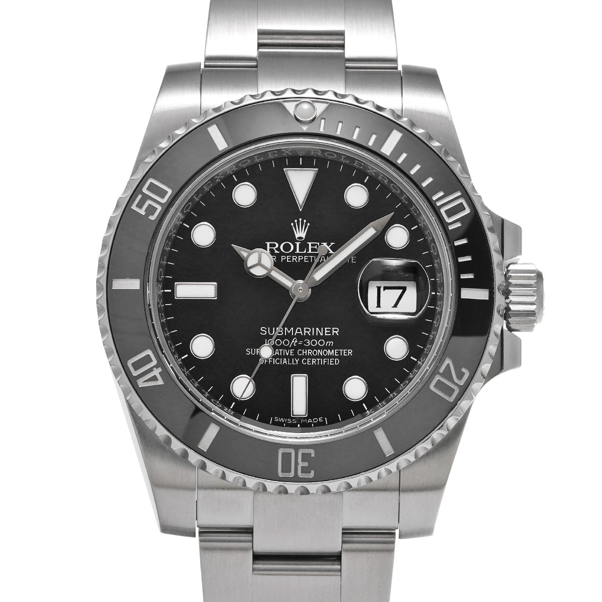 Submariner Date 116610LN Random Serial Black ROLEX Men's [Pre-Owned].