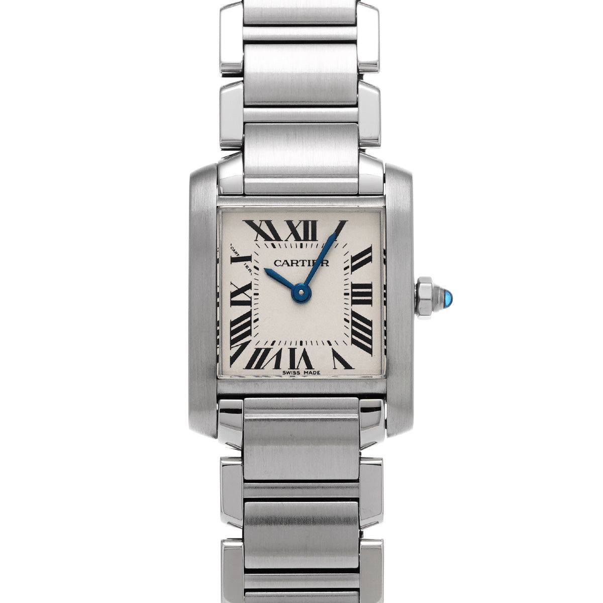 Tank Francaise SM W51008Q3 Silver CARTIER Ladies [Pre-owned]