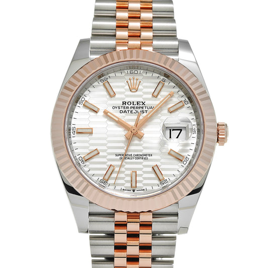 Datejust 41 126331 Random Serial Silver Fluted-Motif ROLEX Men's [Pre-Owned].