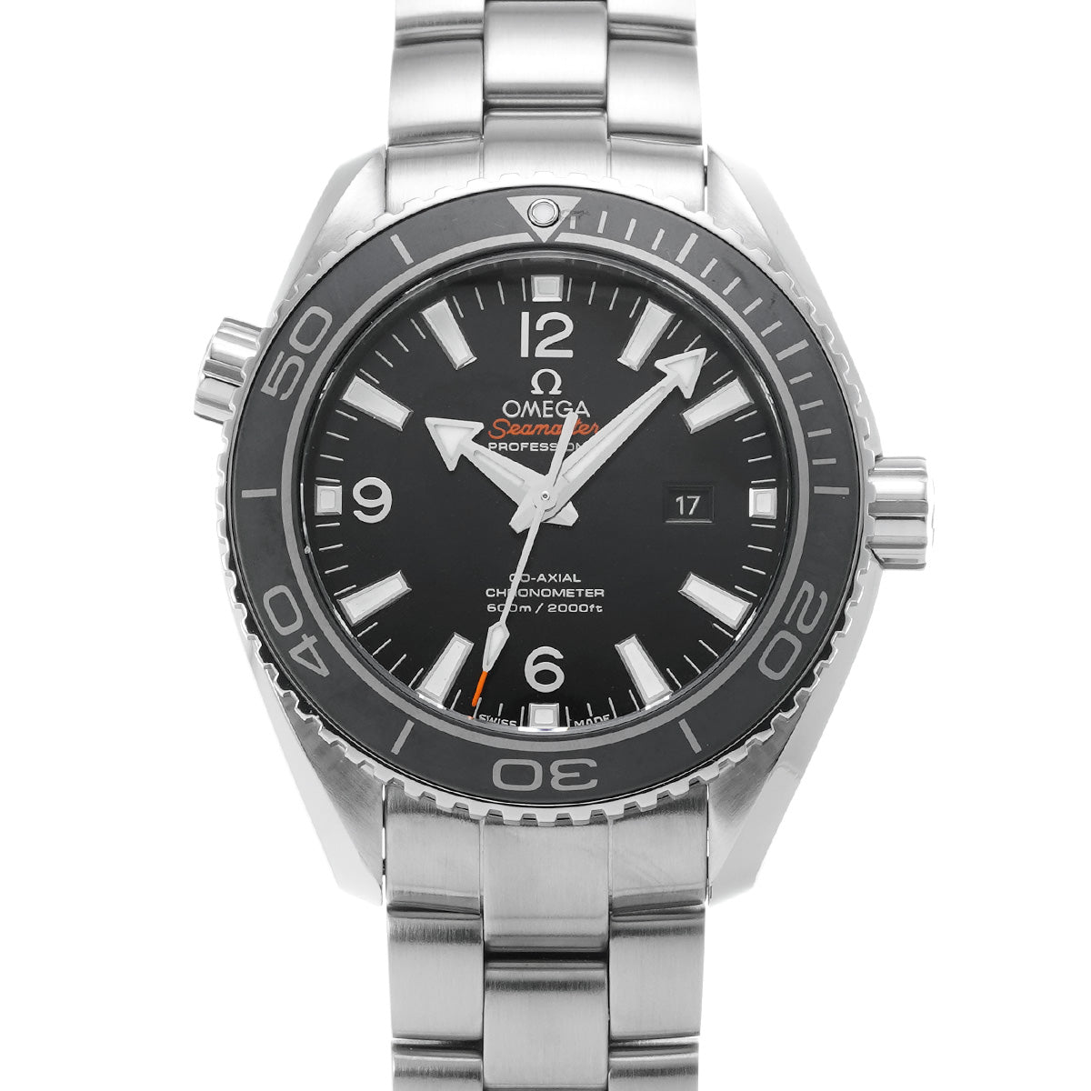 Seamaster Planet Ocean 600 Co-Axial 232.30.38.20.01.001 Black OMEGA Unisex [Pre-owned]