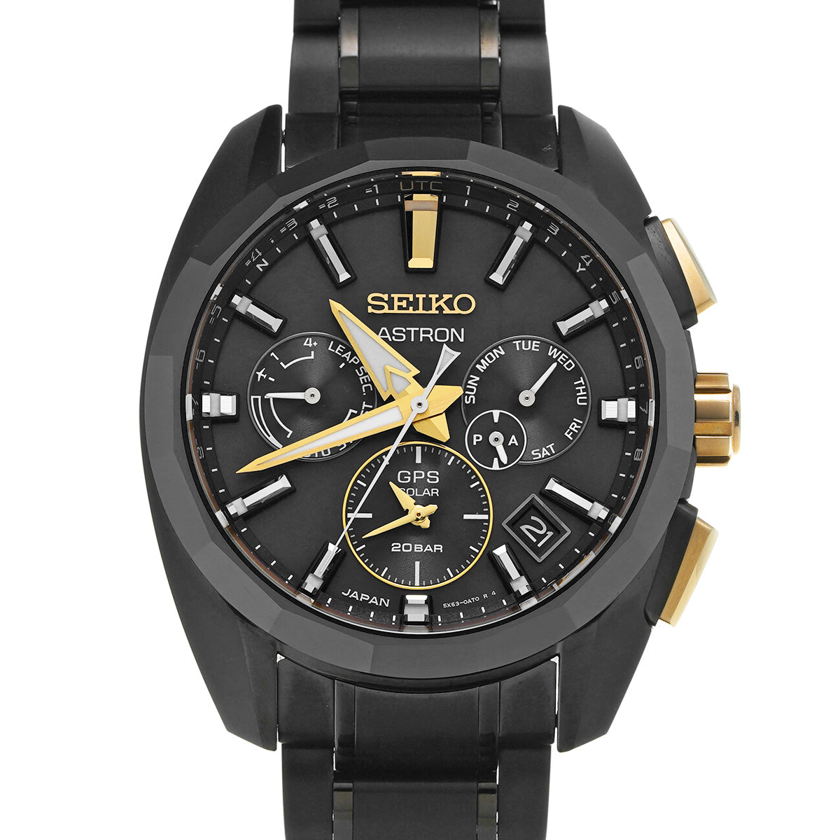 Astron Kintaro Hattori 160th SBXC073 Black SEIKO Men's [pre-owned].