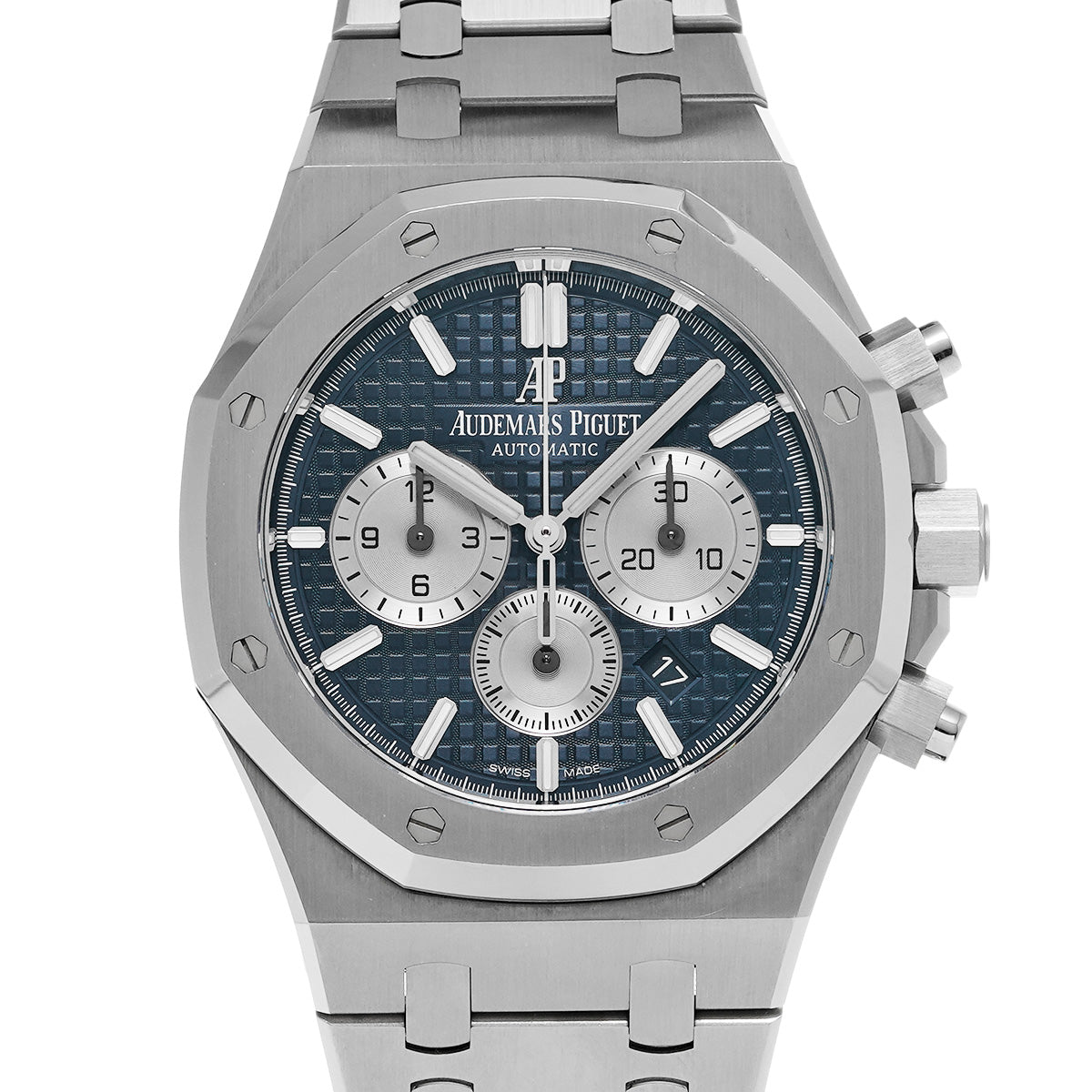 Royal Oak Chronograph 26331ST.OO.1220ST.01 Blue/Rhodium AUDEMARS PIGUET Men's [Pre-Owned]