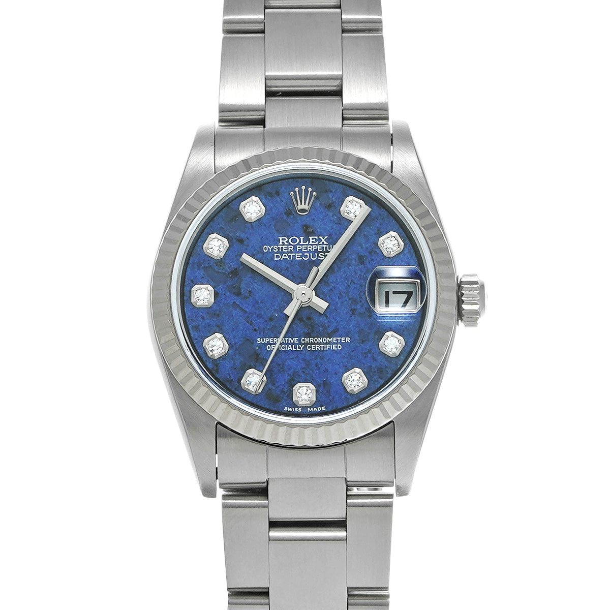 DATE JUST 78274G A (manufactured circa 1999) Sodalite/Diamond ROLEX Unisex [Pre-Owned].