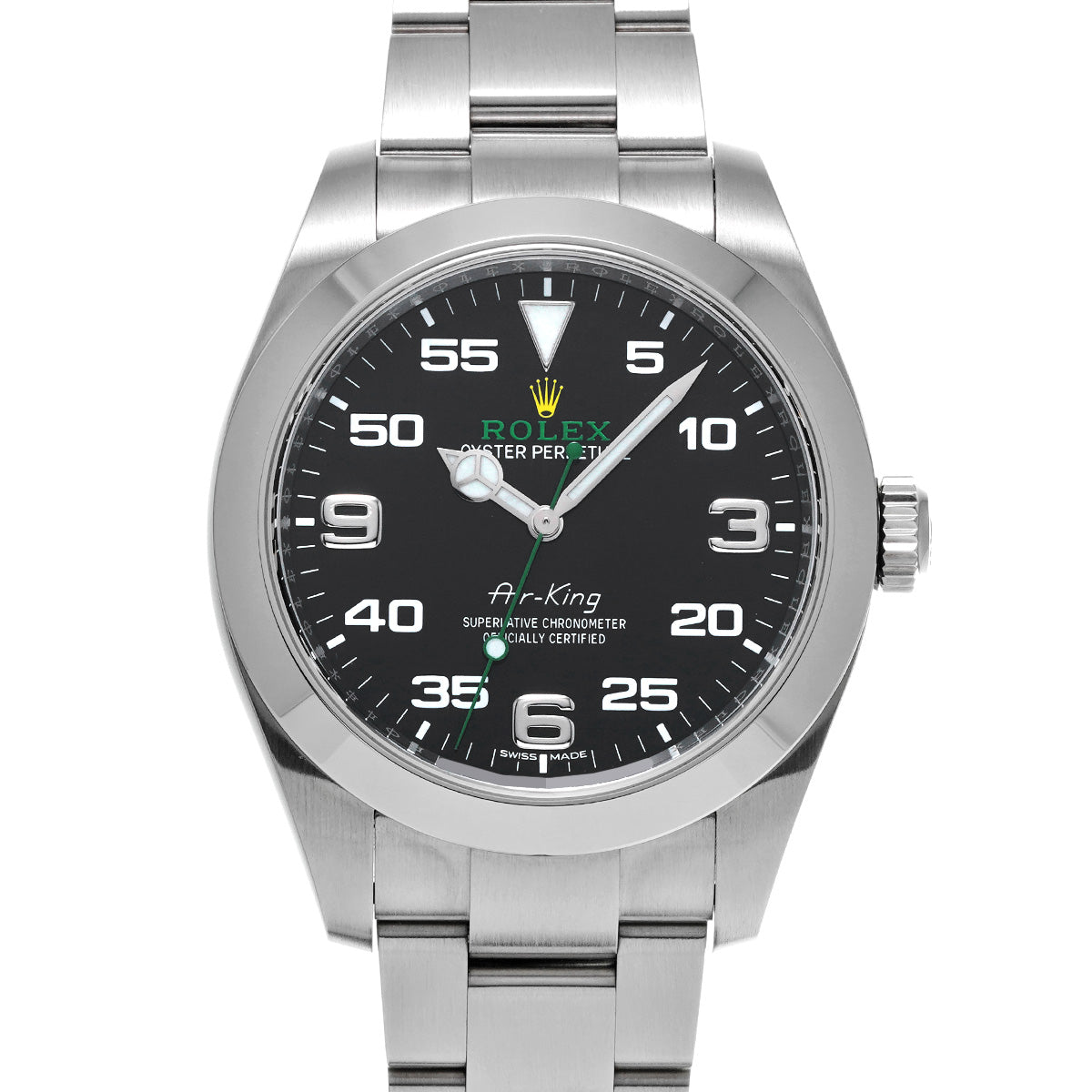 AIRKING 116900 Random Serial Black ROLEX Men's [Pre-owned].