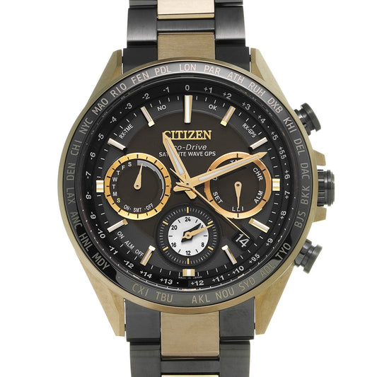Atessa ACT Line HAKUTO-R edition CC4016-75E Black/White Shell CITIZEN Men's [Pre-Owned].