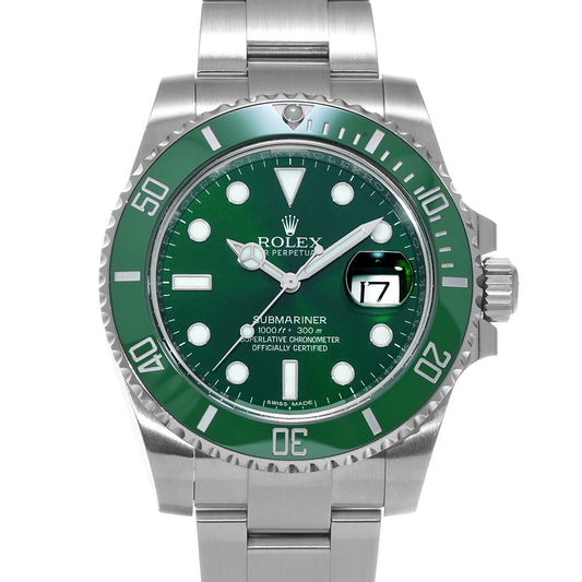 Submariner Date 116610LV Random Serial Green ROLEX Men's [Pre-Owned].