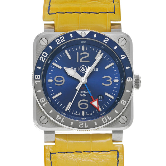 BR03-93 GMT Blue BR0393-BLU-ST/SCA Blue Bell &amp; Ross Men's [Pre-owned]