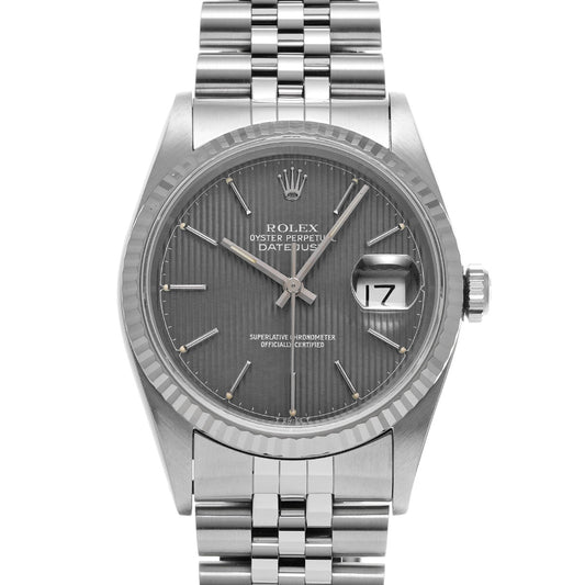 DATE JUST 16234 X (manufactured circa 1993) Gray ROLEX Men's [Pre-Owned].