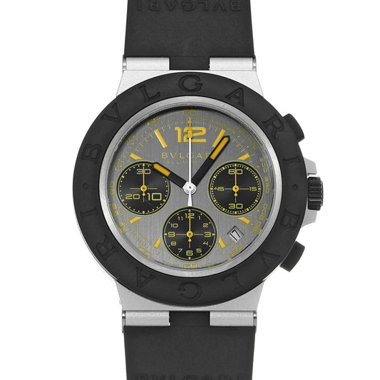 Aluminium Gran Turismo BB41ATCH Gray BVLGARI Men's [Pre-owned]
