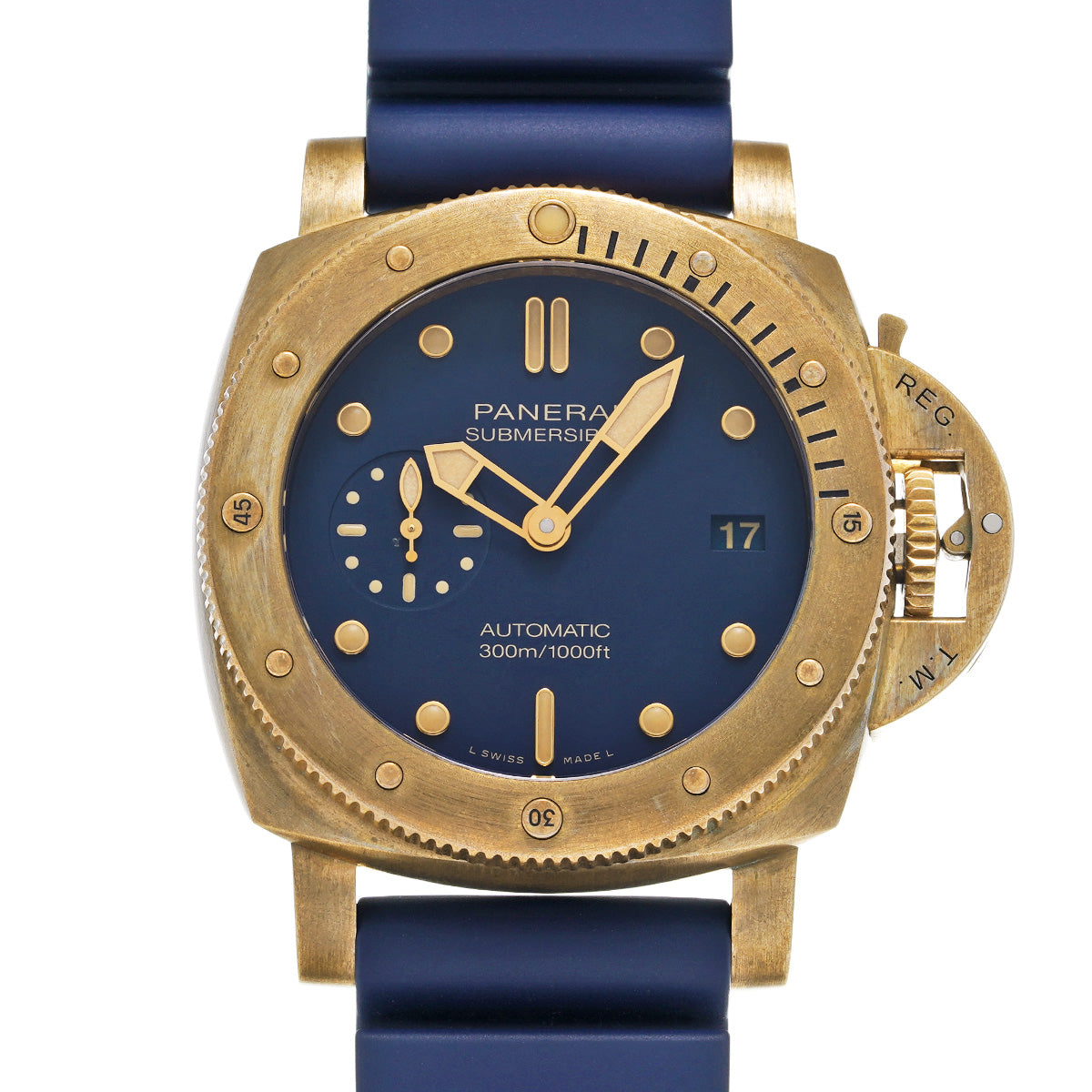 Submersible Bronzo Blue Abisso PAM01074 Number X (manufactured in 2021) Blue PANERAI Men's [Pre-Owned]