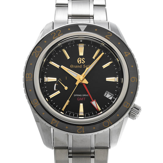 Sport Collection Spring Drive GMT SBGE215 Black Grand Seiko Men's [Pre-Owned].