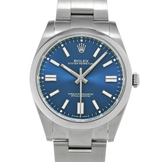 Oyster Perpetual 41 124300 Random Serial Blue ROLEX Men's [Pre-Owned].