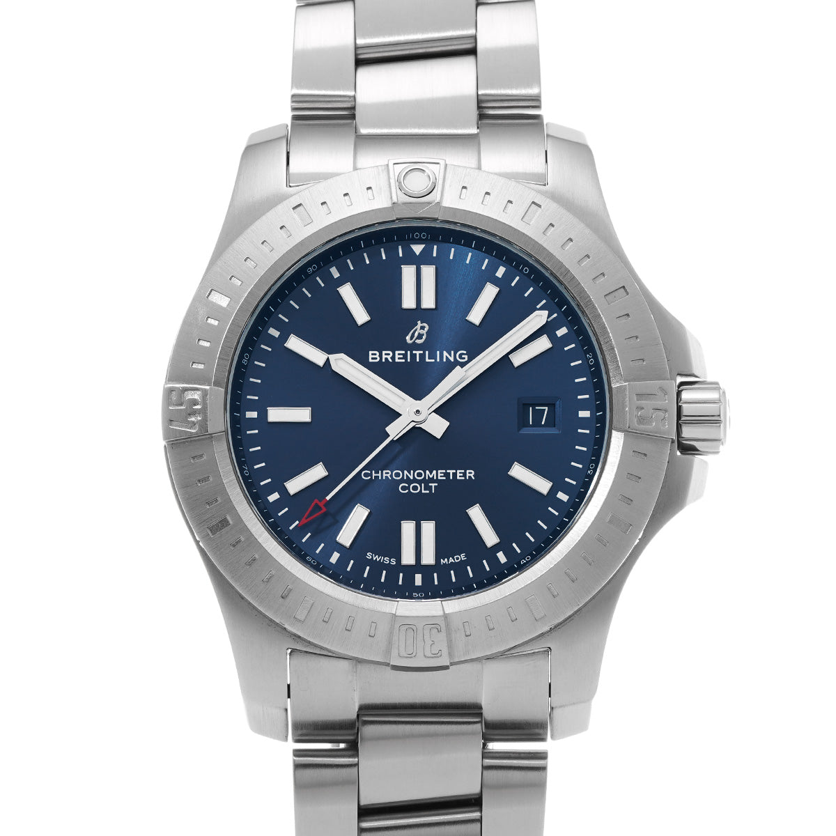 Colt Automatic 44 A17388101C1A1 Blue BREITLING Men's [Pre-Owned].