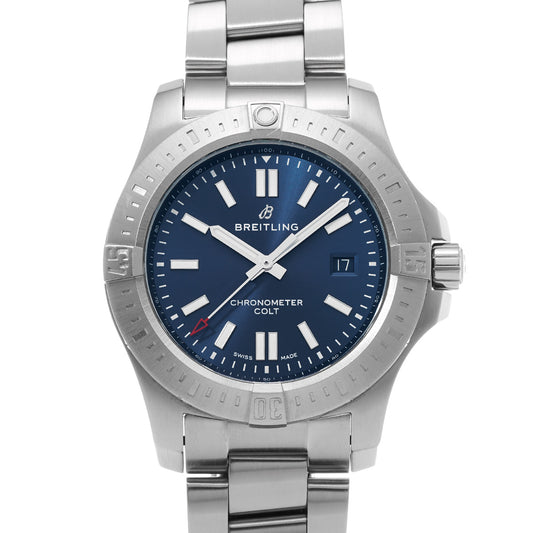 Colt Automatic 44 A17388101C1A1 Blue BREITLING Men's [Pre-Owned].