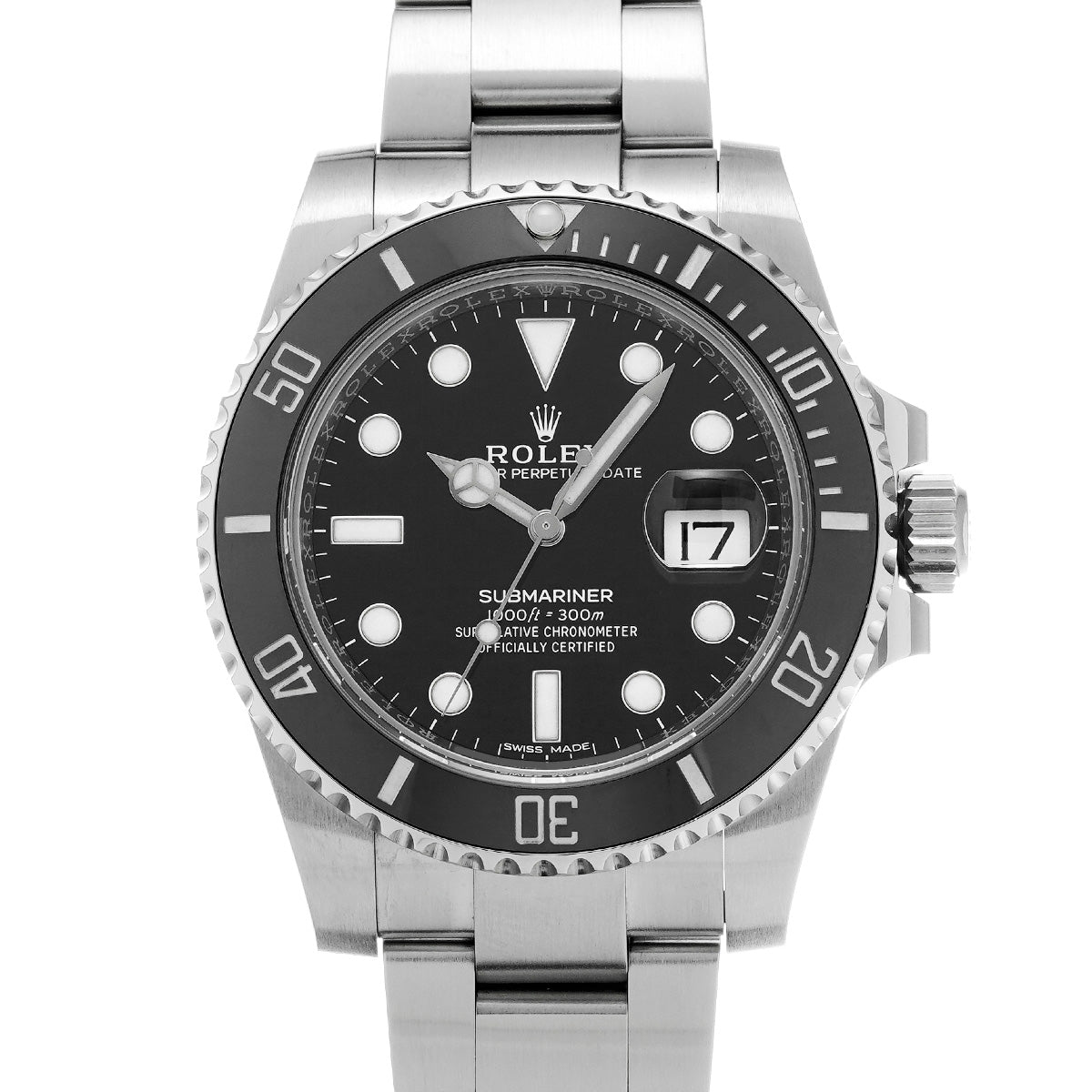 Submariner Date 116610LN Random Serial Black ROLEX Men's [Pre-Owned].