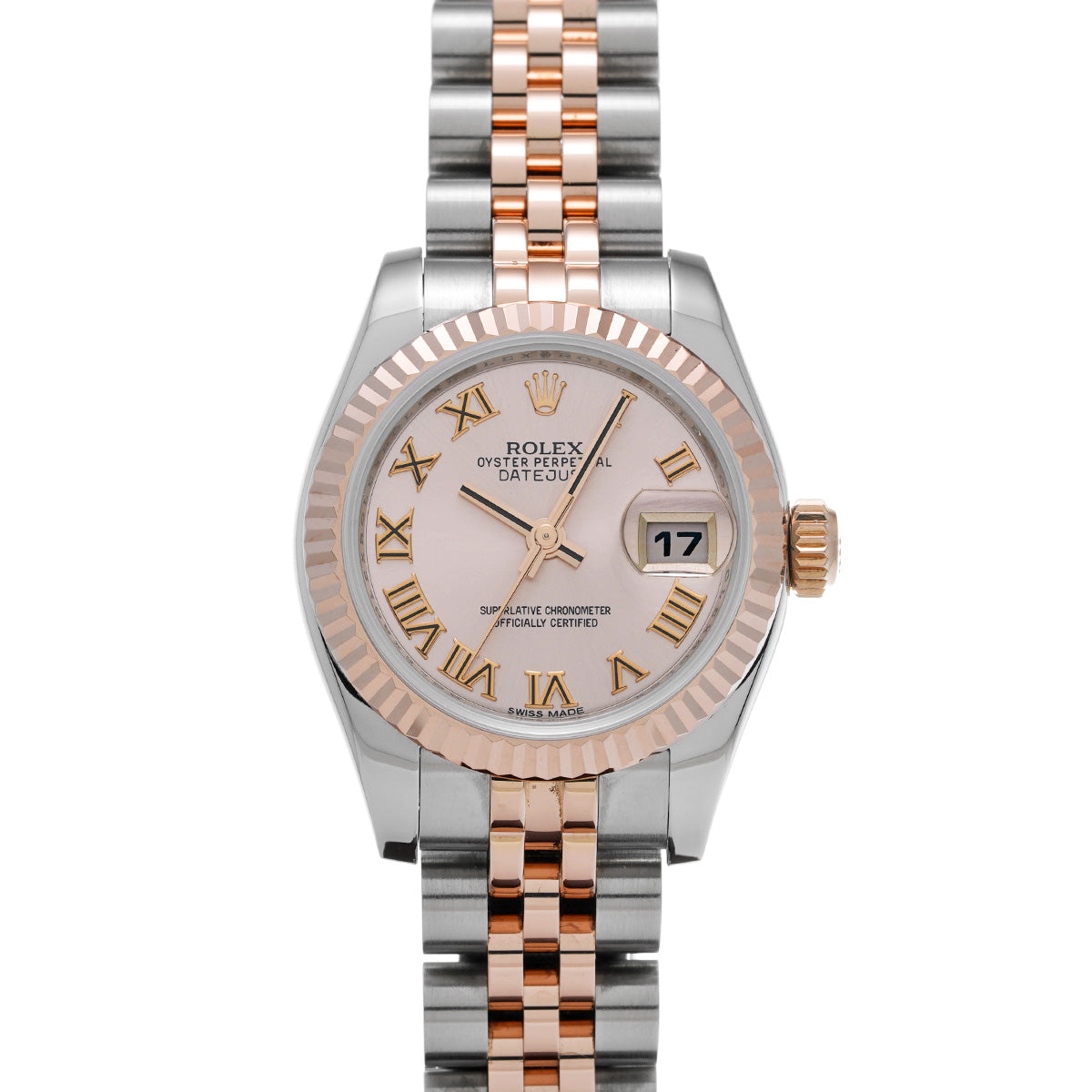 DATE JUST 179171 G (manufactured circa 2013) Pink ROLEX Ladies [Pre-Owned].