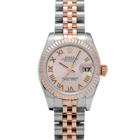 DATE JUST 179171 G (manufactured circa 2013) Pink ROLEX Ladies [Pre-Owned].