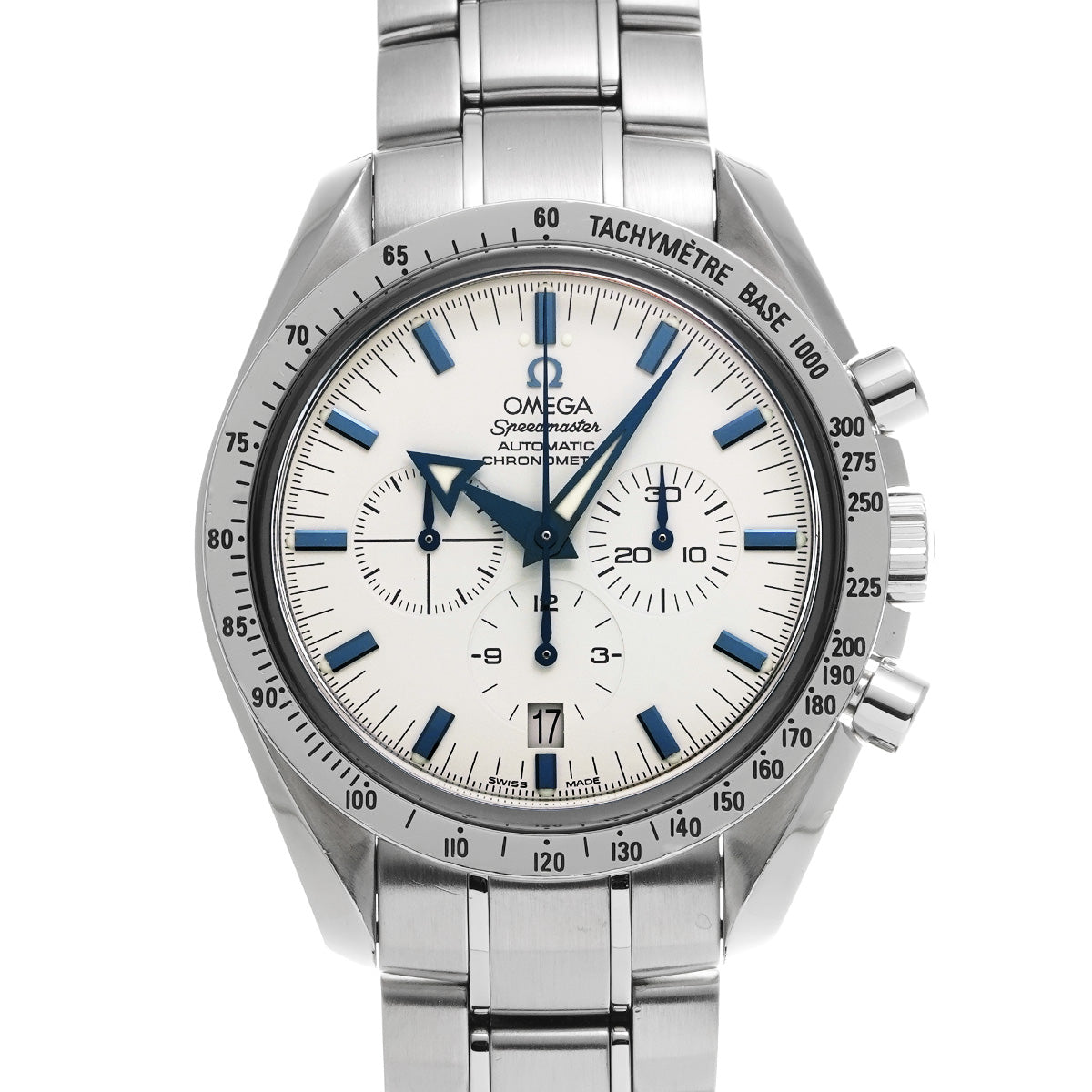 Speedmaster Broad Arrow 3551.20 White OMEGA Men's [Pre-Owned].