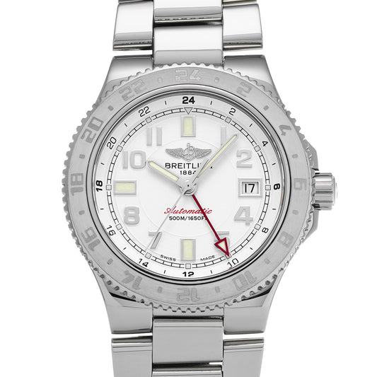 Super Ocean GMT A32380 White BREITLING Men's [Pre-Owned].