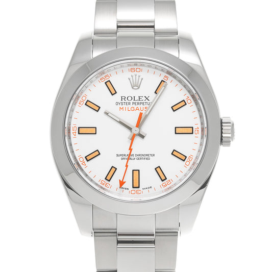 Milgauss 116400 V (made around 2008) White ROLEX Men's [Pre-Owned].