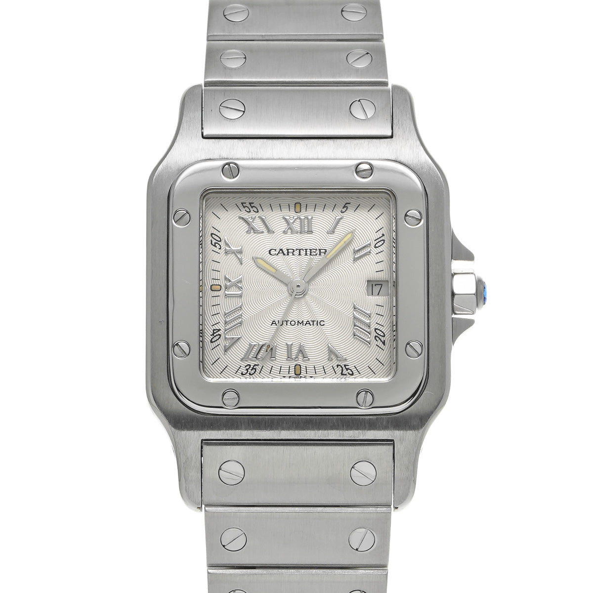 Santos Galve LM W20040D6 Silver CARTIER Men's [Pre-owned]