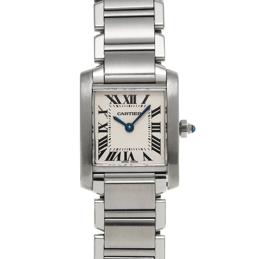 W51008Q3 Tank Francaise SM Silver CARTIER Ladies [Pre-owned]