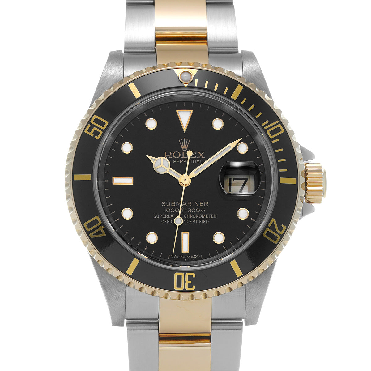 Submariner Date 16613 Z (manufactured circa 2007) Black ROLEX Men's [Pre-Owned].