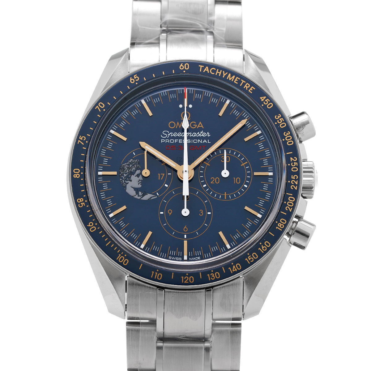 Speedmaster Moonwatch Professional Apollo 17 45th 311.30.42.30.03.001 Blue OMEGA Men's [Pre-Owned].