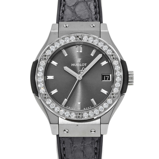 Classic Fusion Titanium Racing Gray 581.NX.7071.LR.1104 Gray HUBLOT Ladies [Pre-owned]