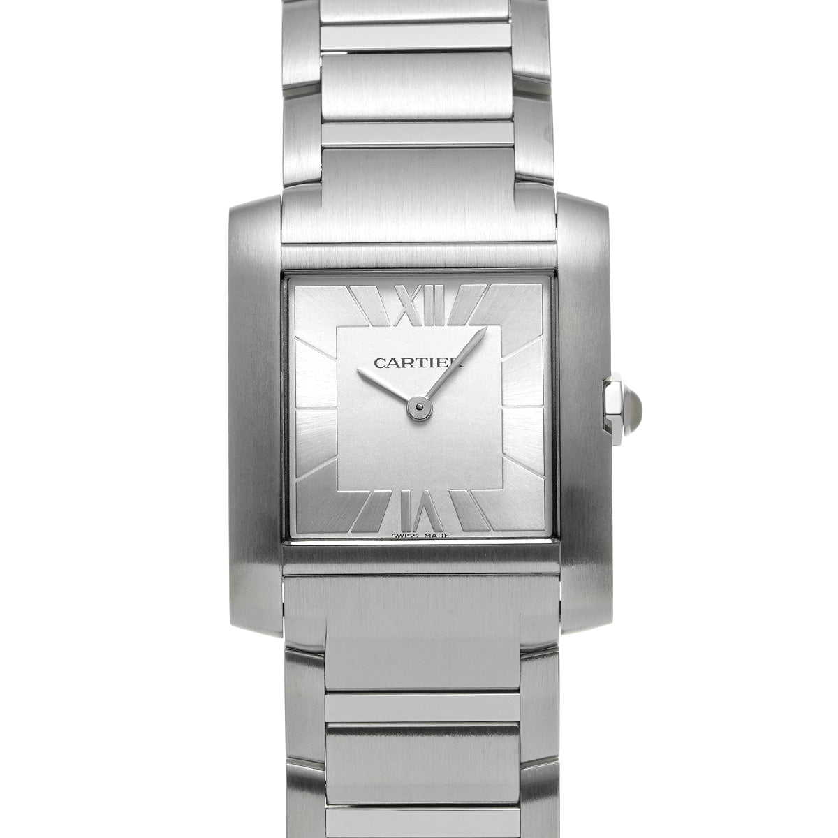 Tank Francaise Japan Limited Edition WSTA0086 Silver CARTIER Ladies [Pre-owned]