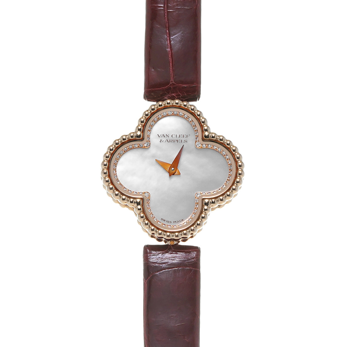 Sweet Alhambra VCARO8WS00 White MOP Van Cleef &amp; Arpels Women's [pre-owned].