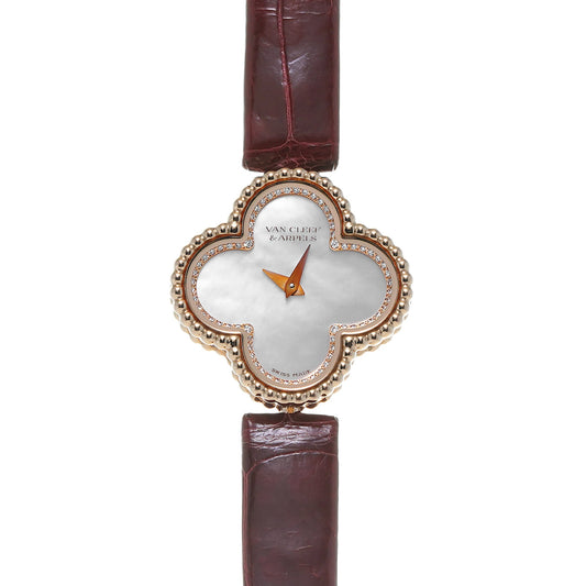 Sweet Alhambra VCARO8WS00 White MOP Van Cleef &amp; Arpels Women's [pre-owned].