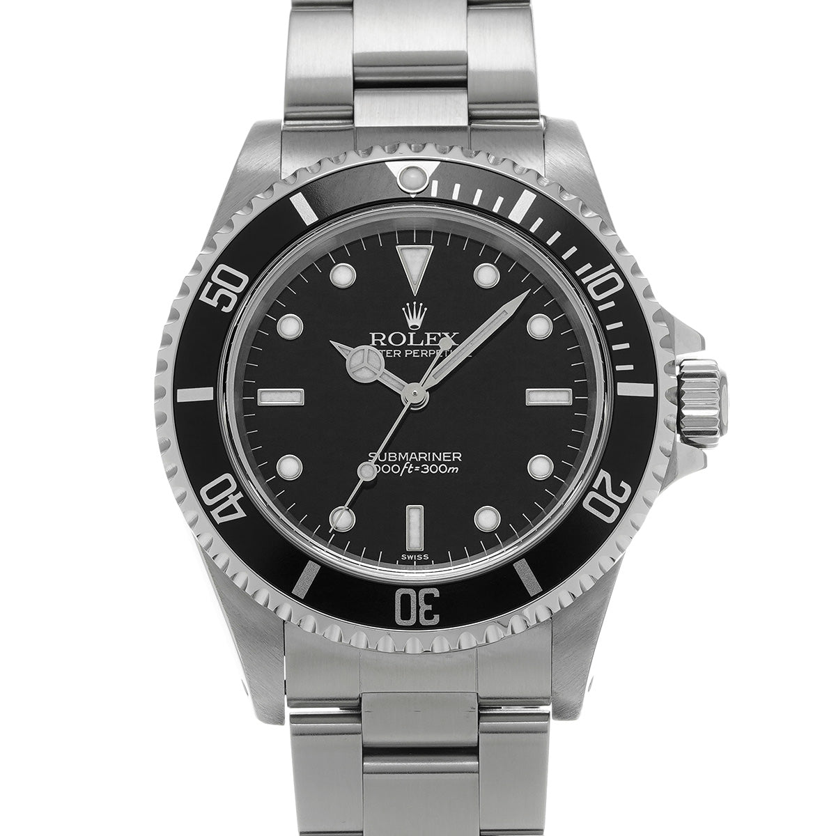 Submariner 14060 A (manufactured circa 1999) Black ROLEX Men's [Pre-Owned].